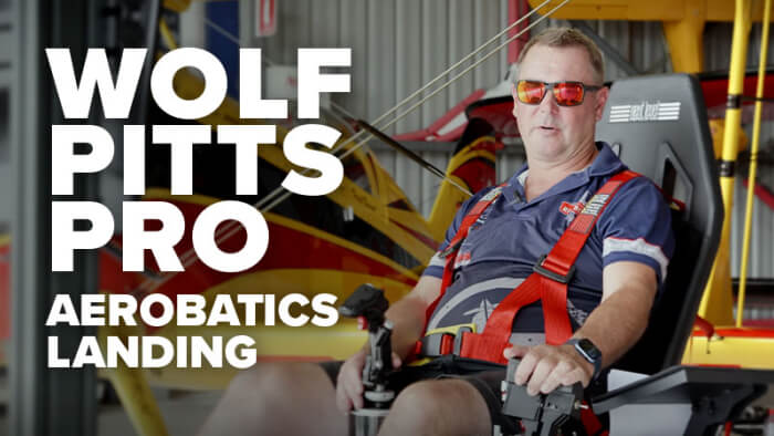 Wolf Pitts Pro Aerobatics Landing